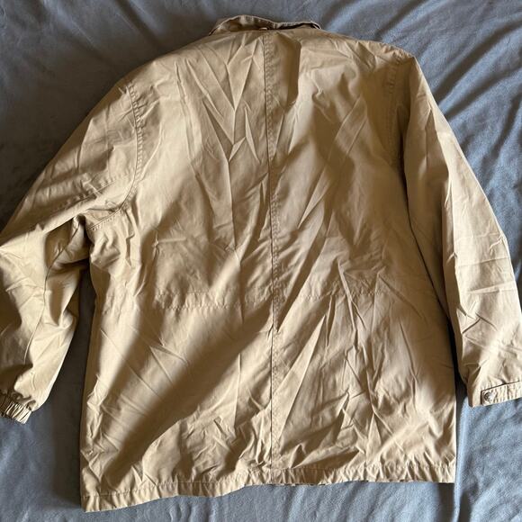 River Edge Men’s XL Outdoor Khaki Flannel Line Jacket Windbreaker - Picture 9 of 9